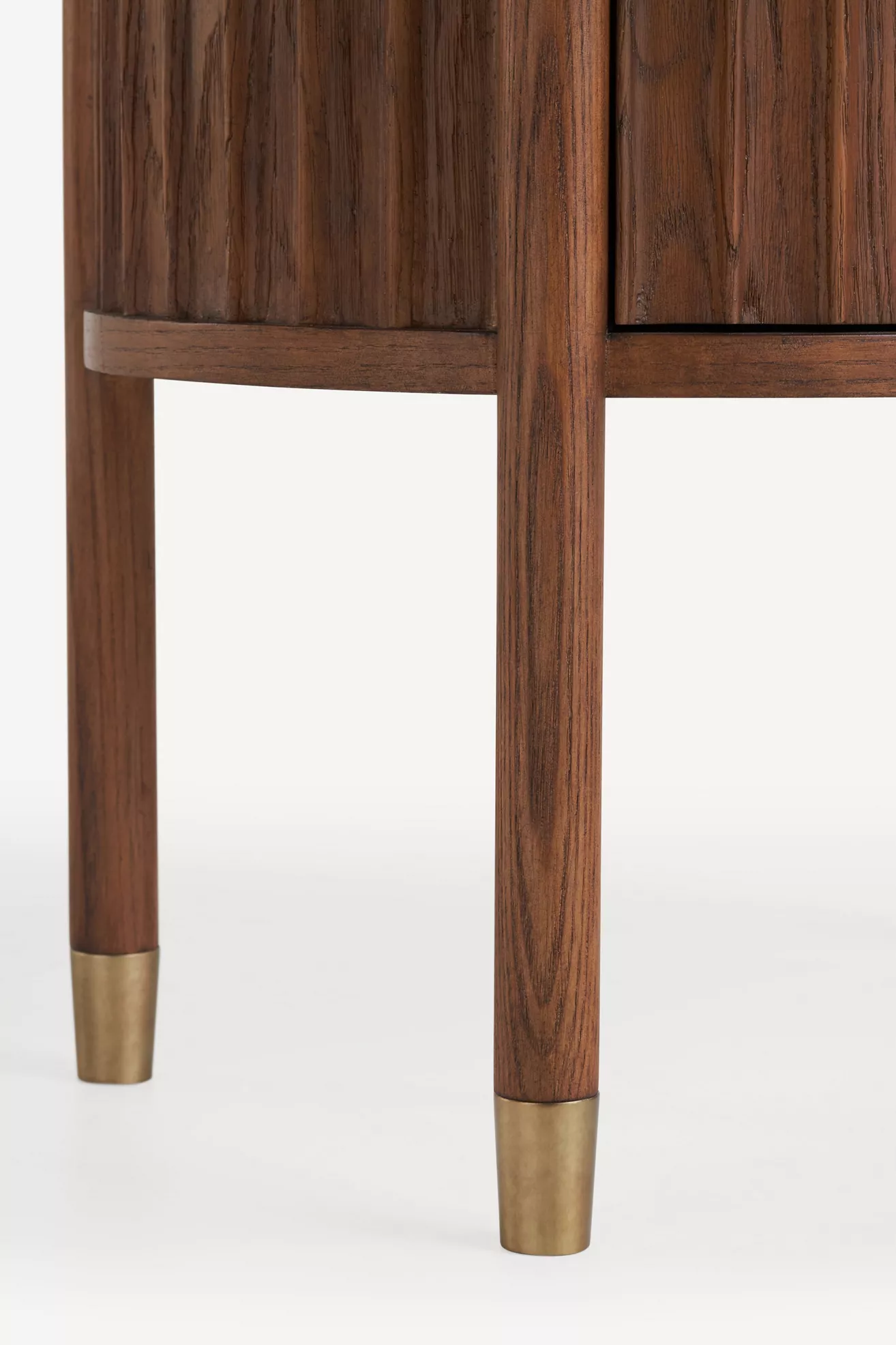 The Isla Fluted-Wood Two-Drawer Nightstand - thumbnail 5