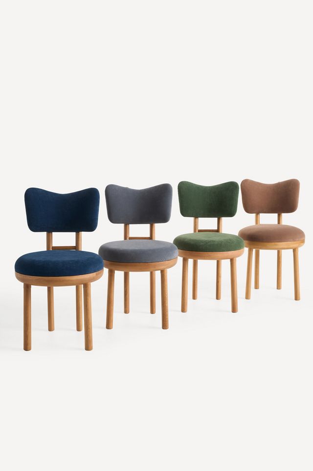 Irie Velvet Dining Chair #5