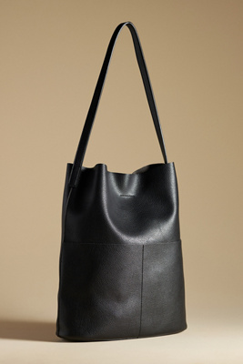 By Anthropologie Tall Bucket Bag In Black