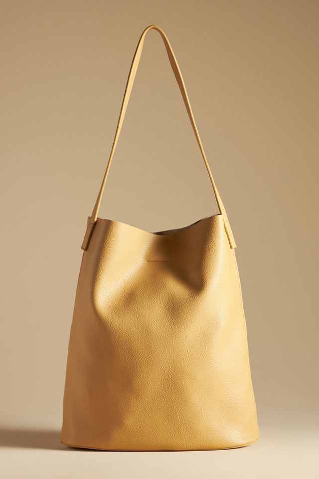 The Joss Faux-Leather Bucket Tote w/Mini Pouch #1