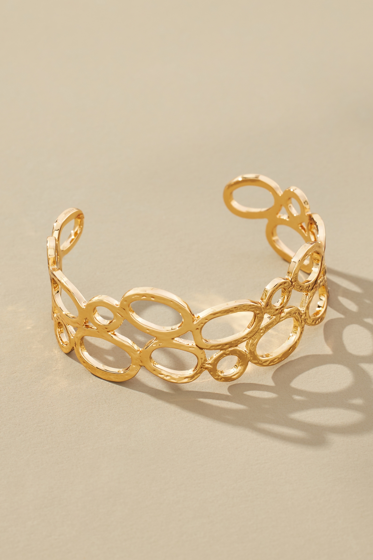 Multi Ovals Cuff Bracelet