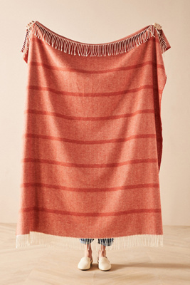 Shop Lands Downunder Montauk Stripe Herringbone Throw