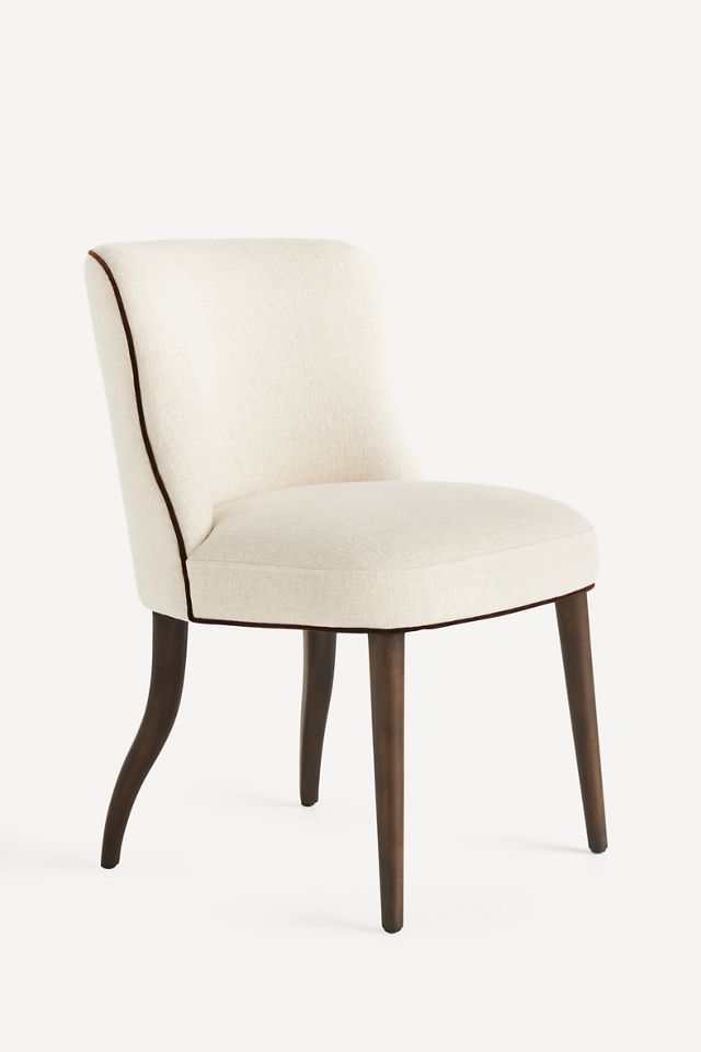 
Meryl Linen Walnut Dining Chair #1