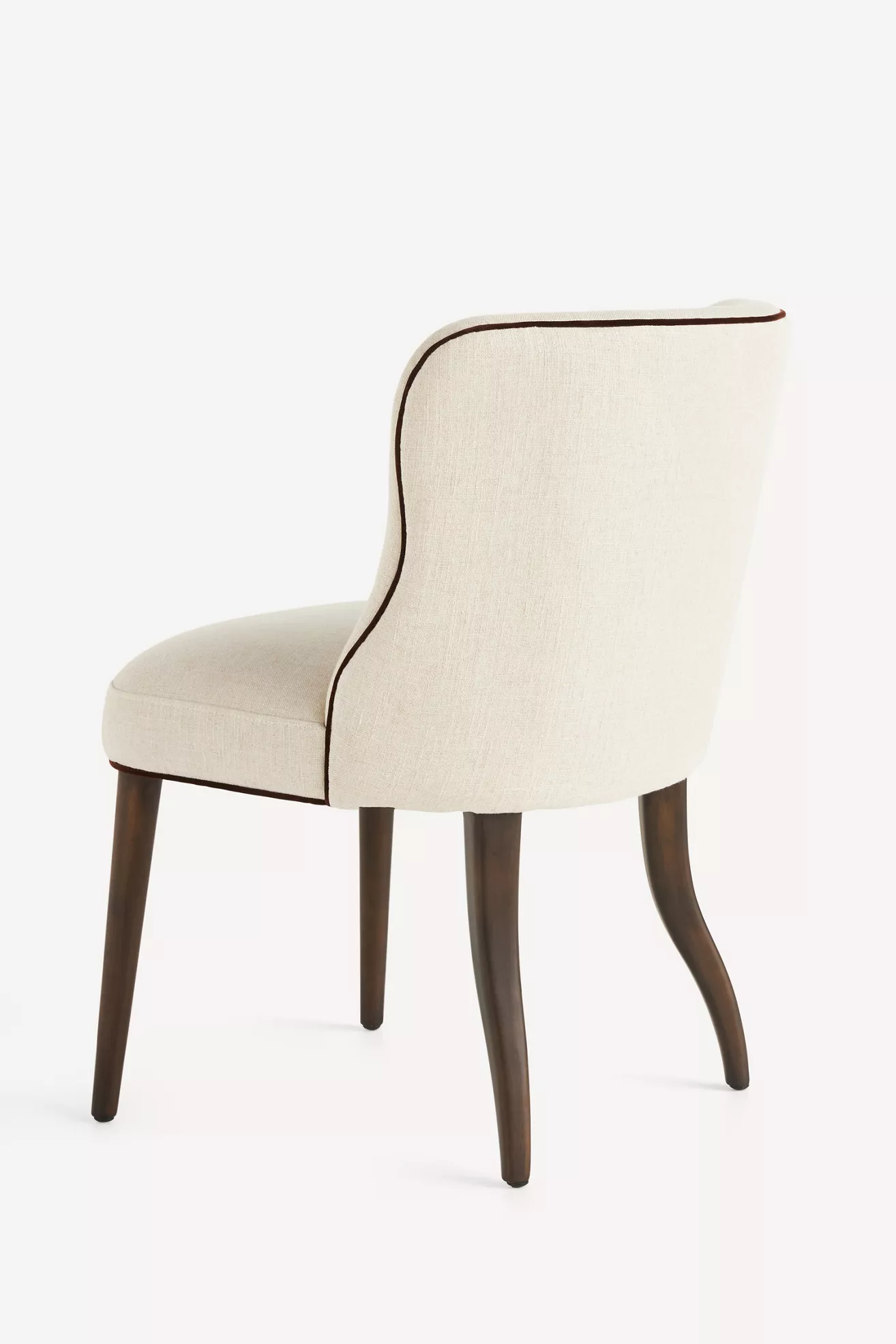 Meryl Linen Walnut Dining Chair - thumbnail 4