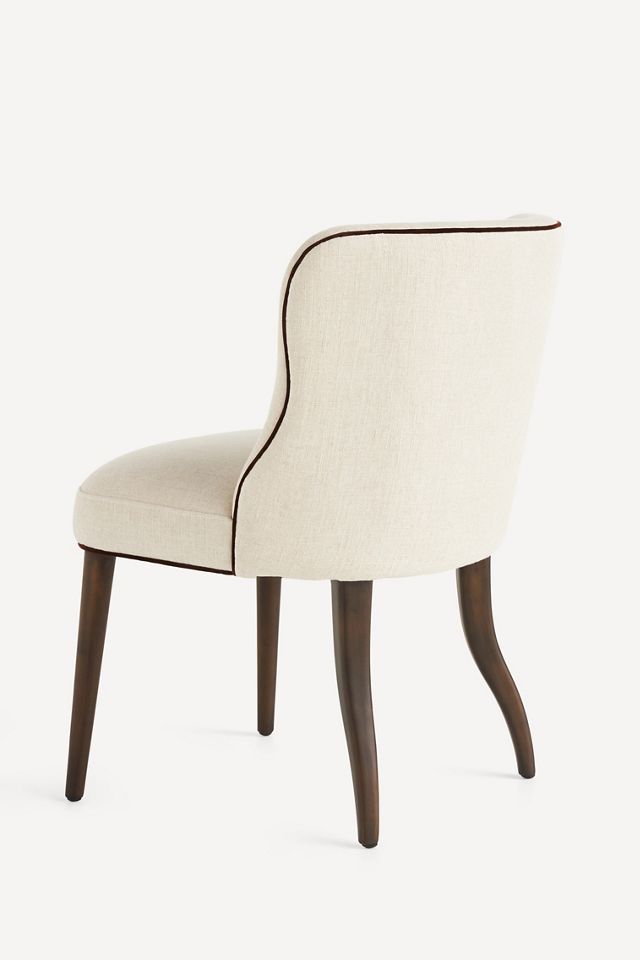 
Meryl Linen Walnut Dining Chair #3
