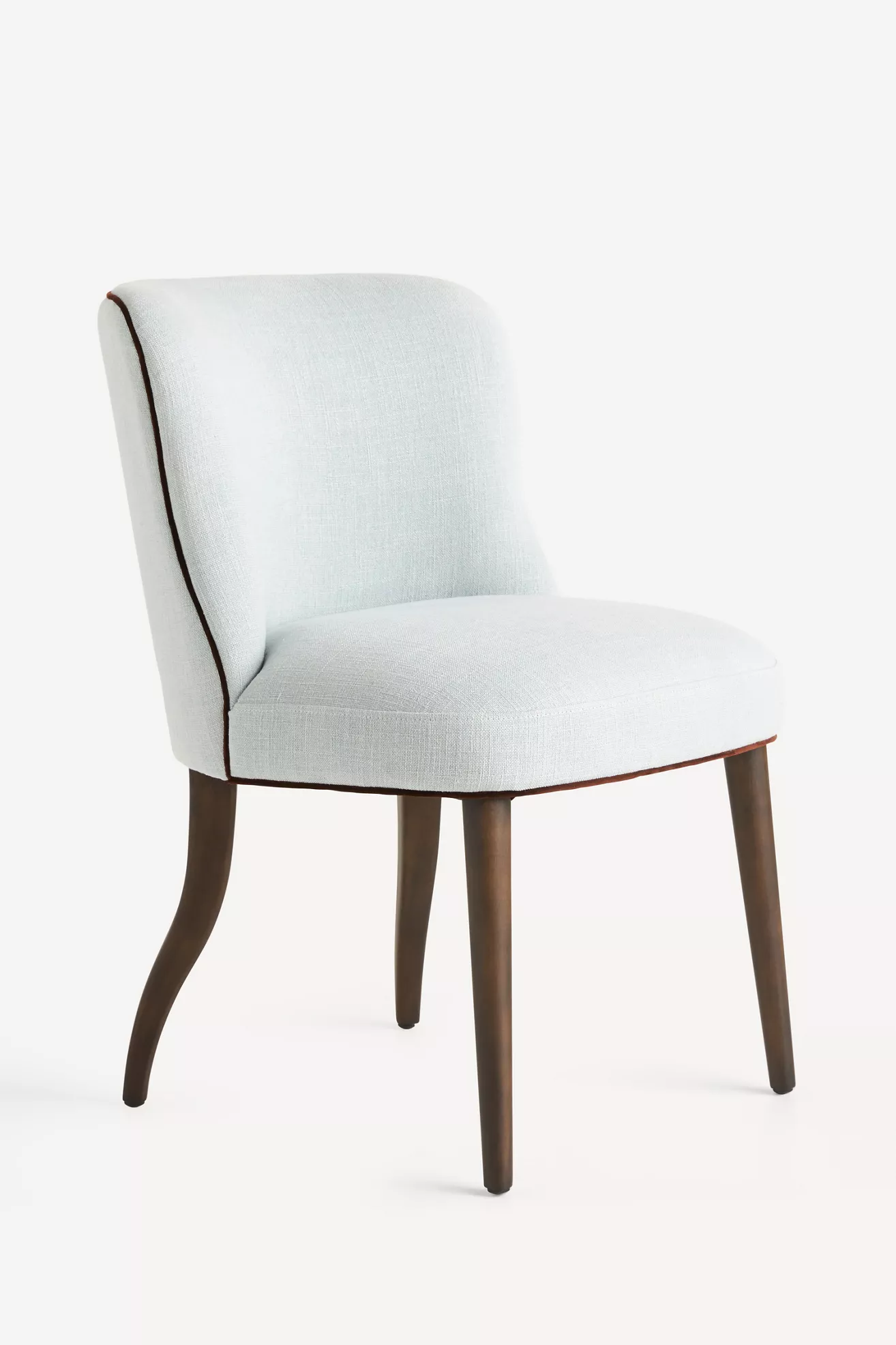 Meryl Linen Walnut Dining Chair - thumbnail 8