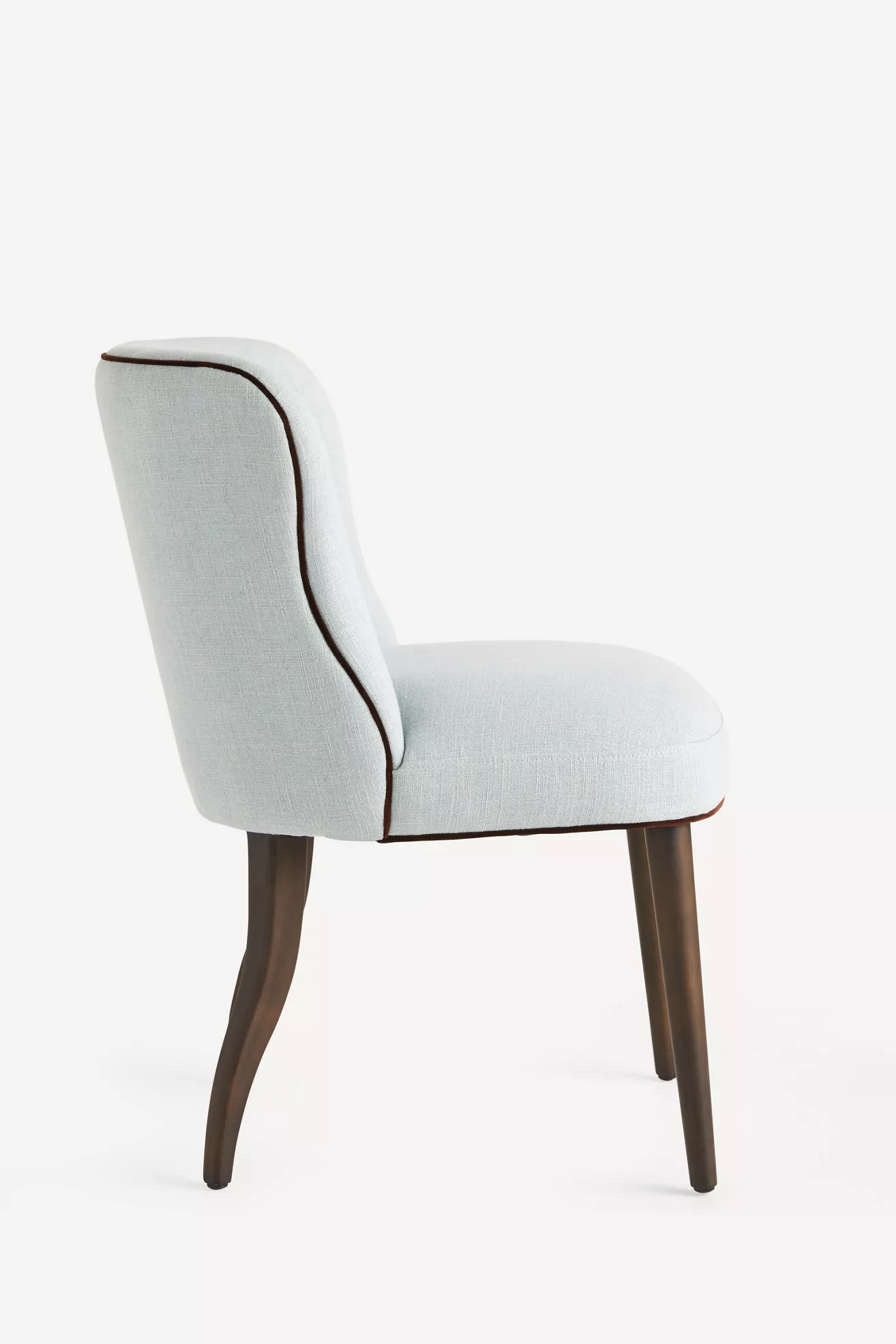 Meryl Linen Walnut Dining Chair - thumbnail 9