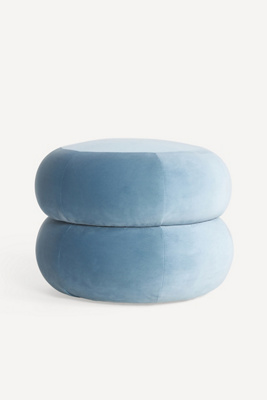 Anthropologie Muntz Velvet Ottoman