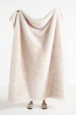 Chloe Tipped Faux Fur Throw Blanket
