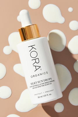 KORA Organics Silky Sun Drops 100% Mineral Sunscreen Serum SPF