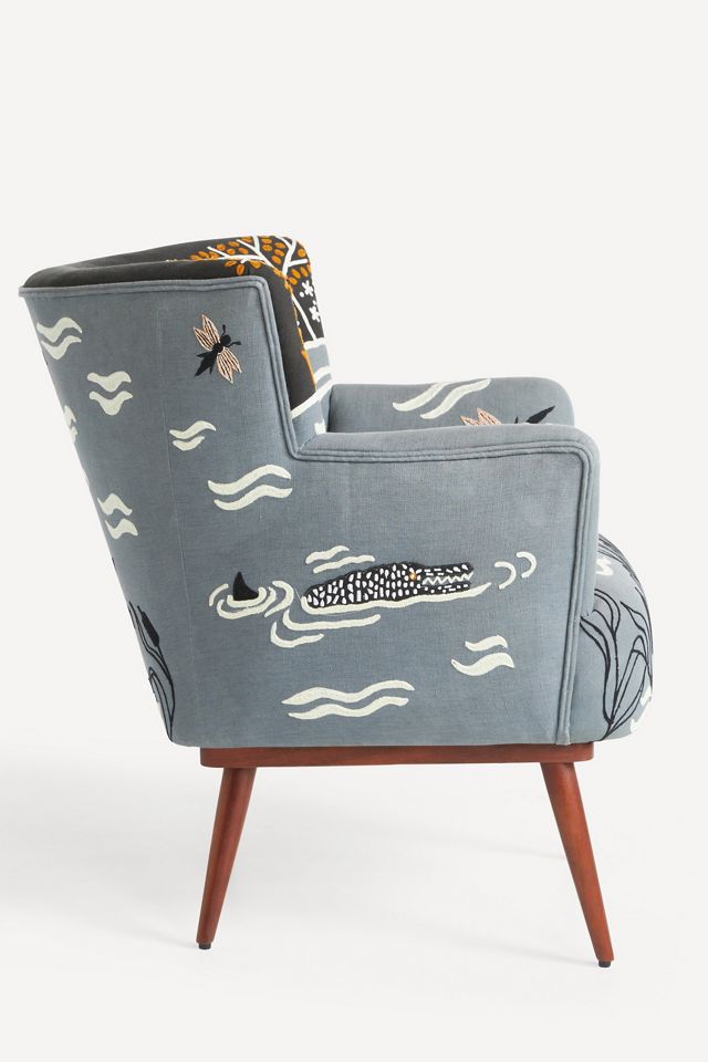 Night Lake Petite Accent Chair #2