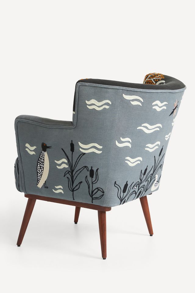 Night Lake Petite Accent Chair | Anthropologie UK