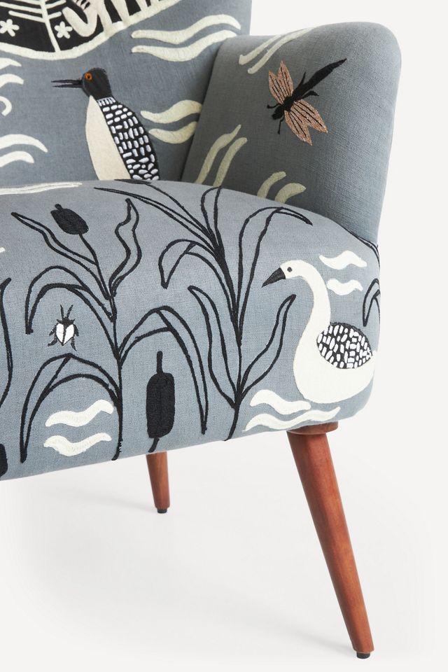 Night Lake Petite Accent Chair #5