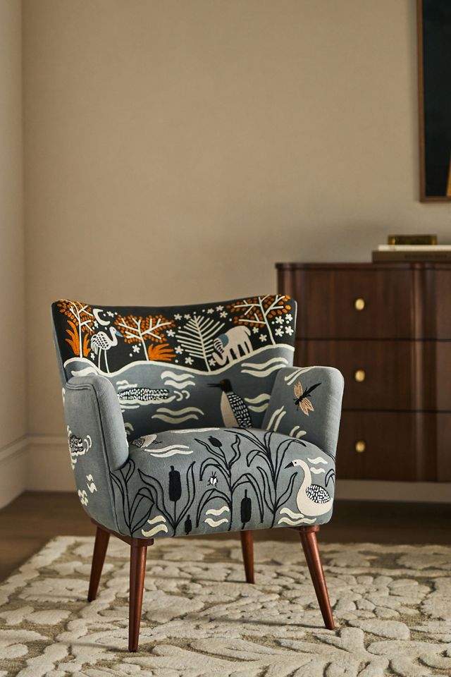 Night Lake Petite Accent Chair #6