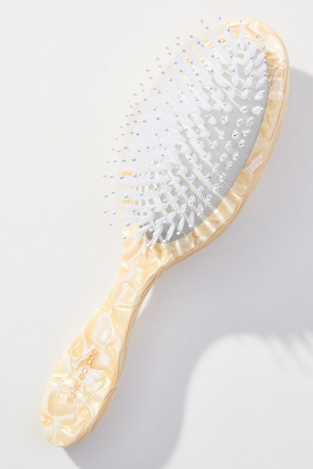 Solar Eclipse Handpainted Acetate Hair Brush #1