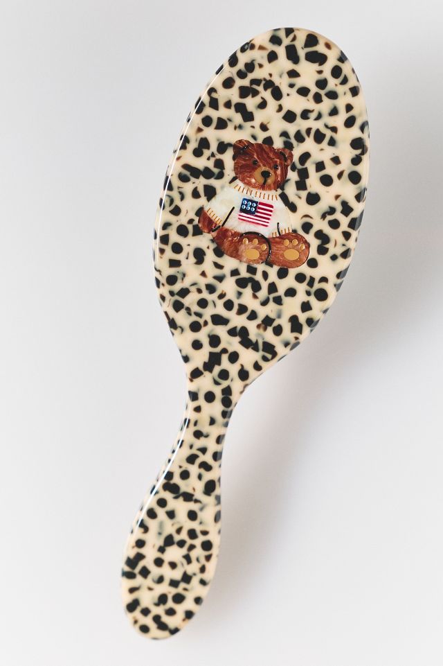 Solar Eclipse Handpainted Acetate Hair Brush #1