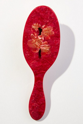 Solar Eclipse Handpainted Acetate Hair Brush