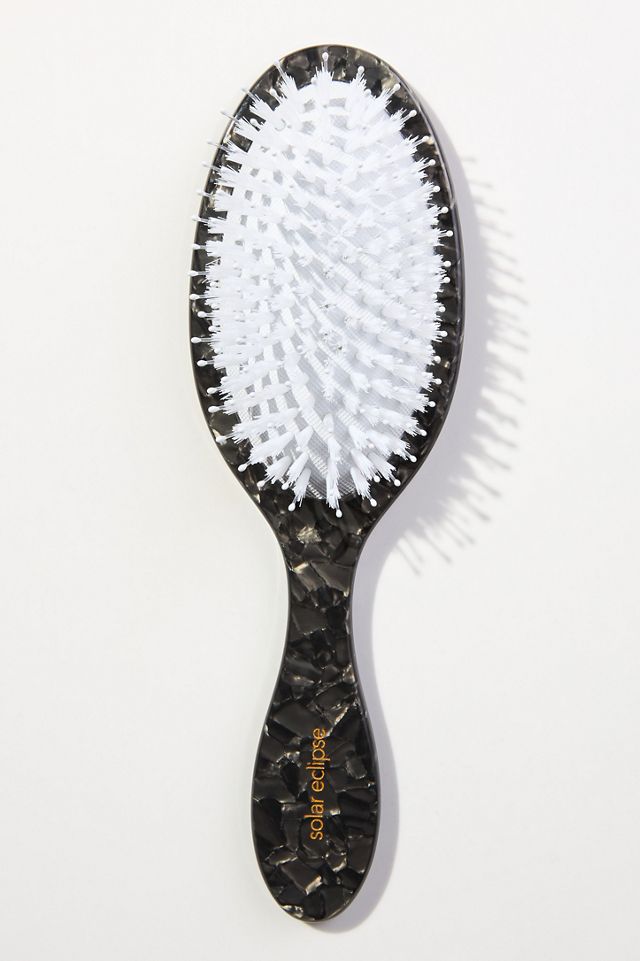 Solar Eclipse Handpainted Acetate Hair Brush #1
