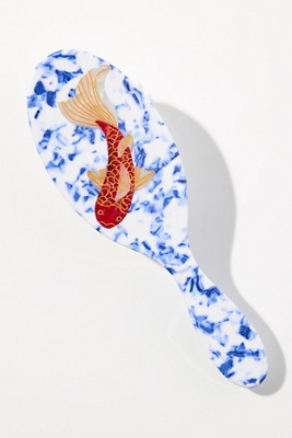 Solar Eclipse Handpainted Acetate Hair Brush