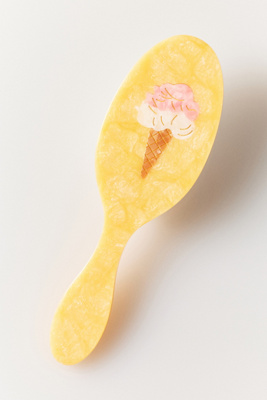 Solar Eclipse Handpainted Acetate Hair Brush