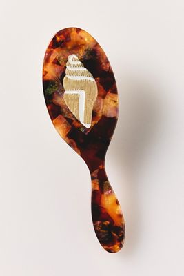 Solar Eclipse Handpainted Acetate Hair Brush