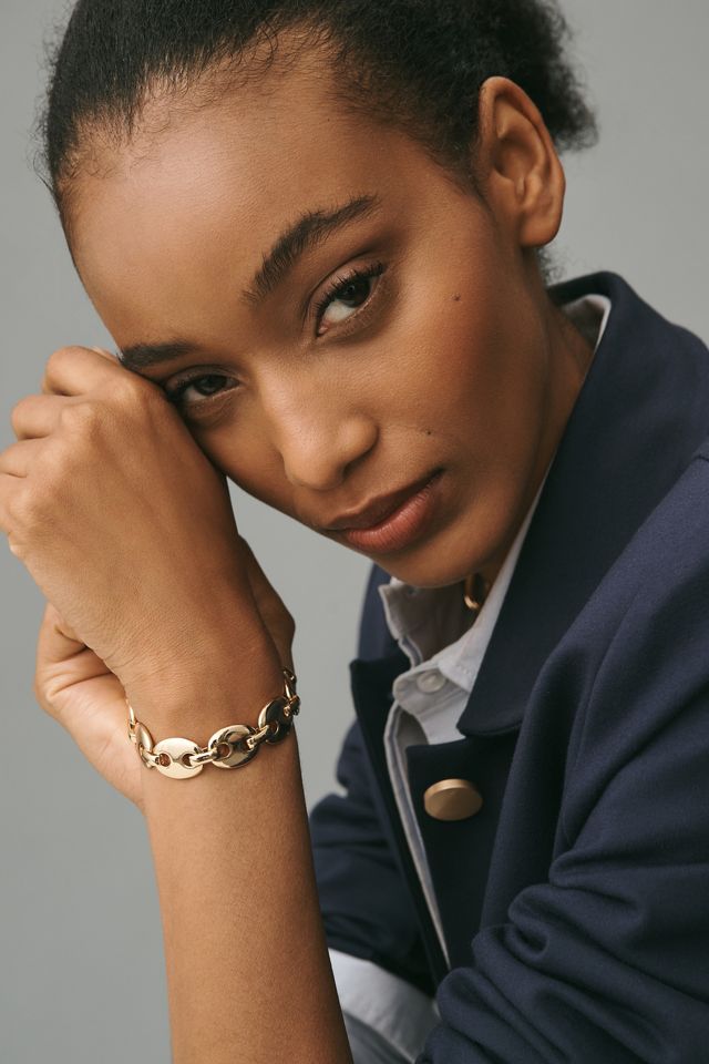 Bottle Cap Chain Bracelet | Anthropologie UK