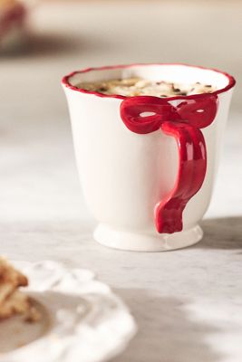 Benedita Bow Stoneware Mug