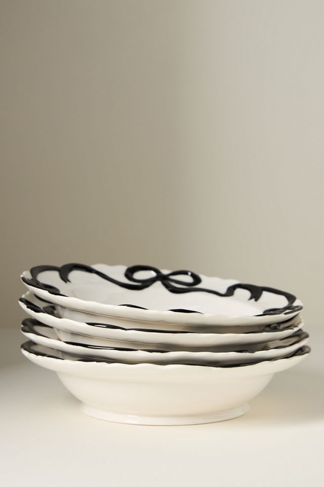 Benedita Bow Stoneware Bowls, Set of 4 #1
