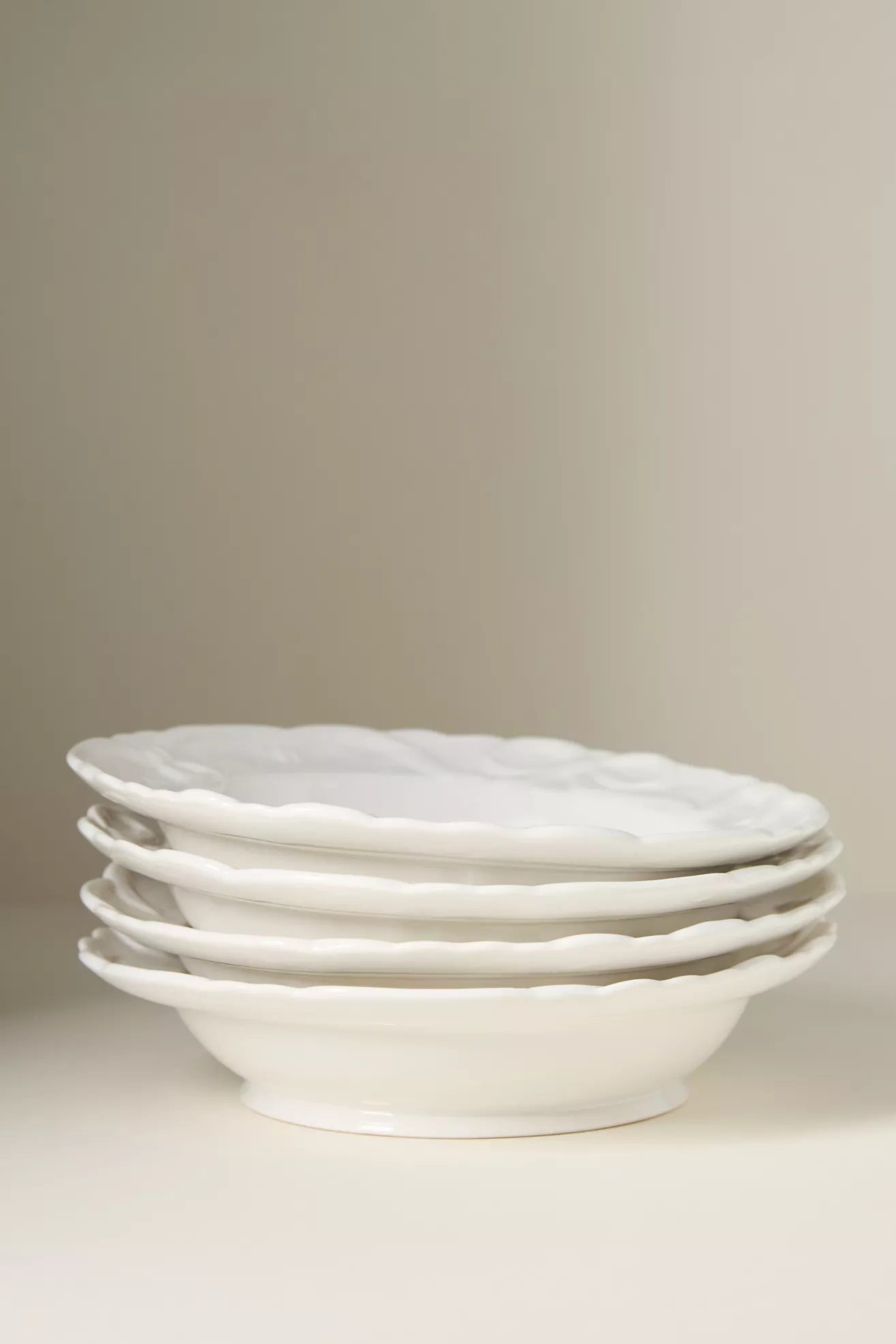 Benedita Bow Stoneware Bowls, Set of 4 - thumbnail 6