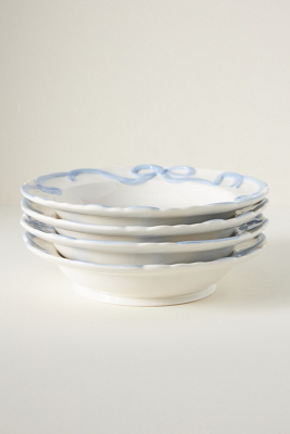 Benedita Bow Stoneware Bowls, Set of 4