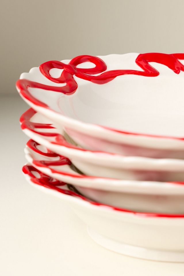 Benedita Bow Stoneware Bowls, Set of 4 #3