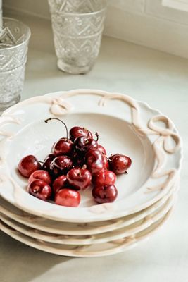 Benedita Bow Stoneware Bowls, Set of 4