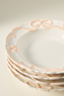 Benedita Bow Stoneware Bowls, Set of 4 - Thumbnail 2