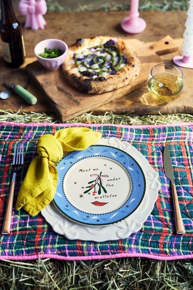 Benedita Bow Stoneware Dinner Plates, Set of 4 #4