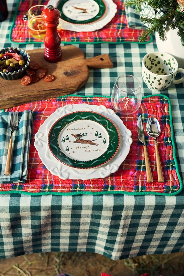 Benedita Bow Stoneware Dinner Plates, Set of 4 #5