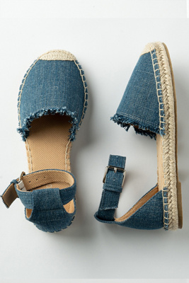 Shop Minnetonka Prima Espadrille Flats In Blue