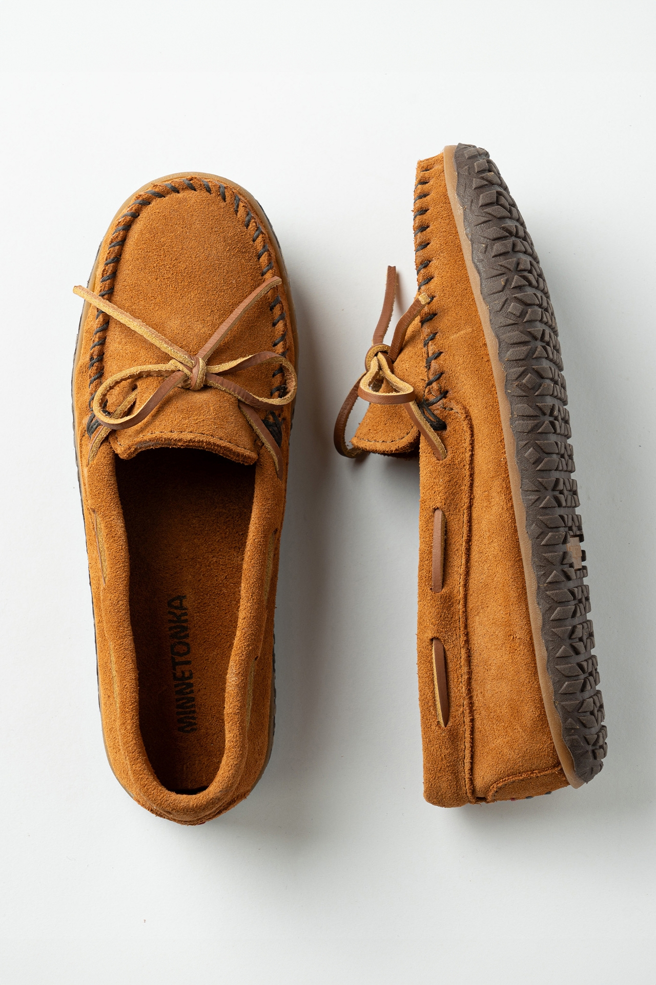 Minnetonka Tie Tread Moccasins