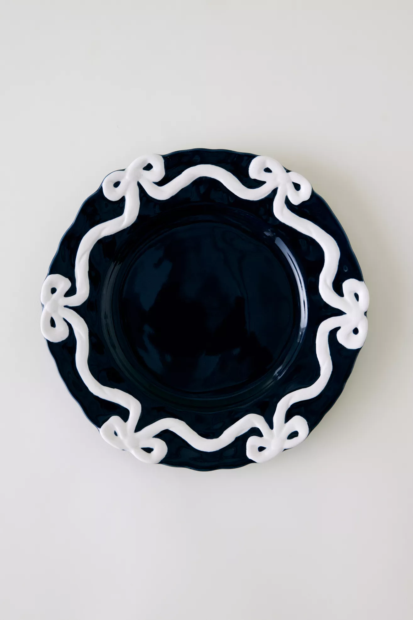 Benedita Bow Stoneware Side Plates, Set of 4 - thumbnail 6