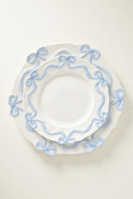 Reactive Glaze Stoneware Side Plates, Set of 4