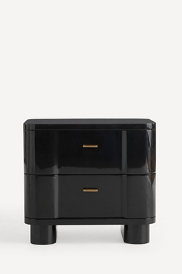 naonao room ꕤ. Osaka Lacquer Two-Drawer Nightstand | AnthroHome