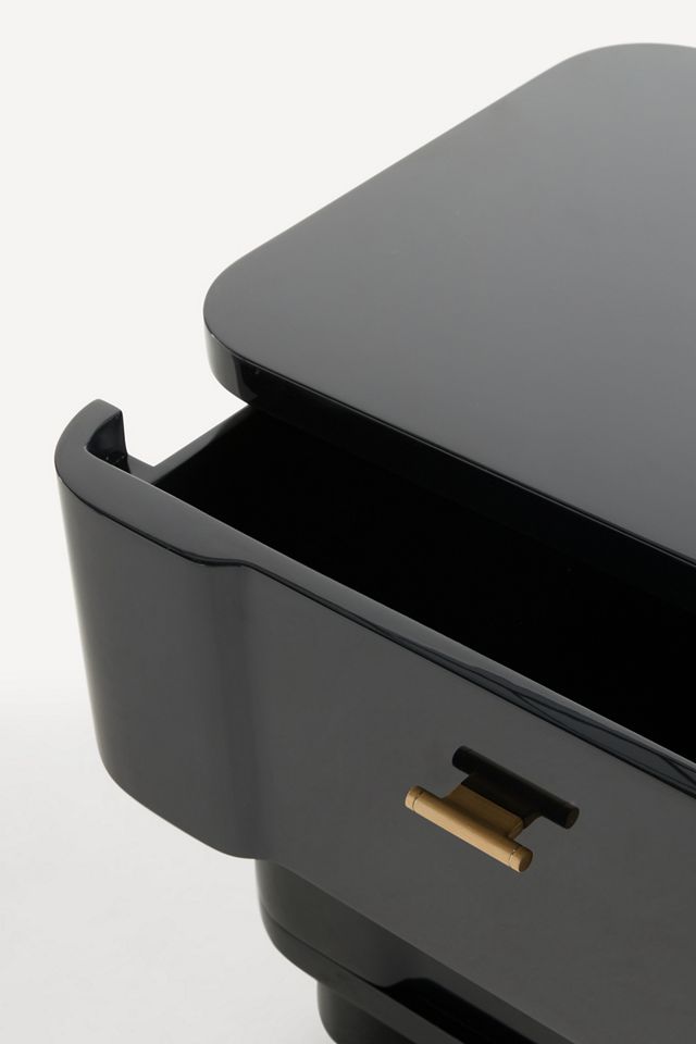Osaka Lacquer Two-Drawer Nightstand #2