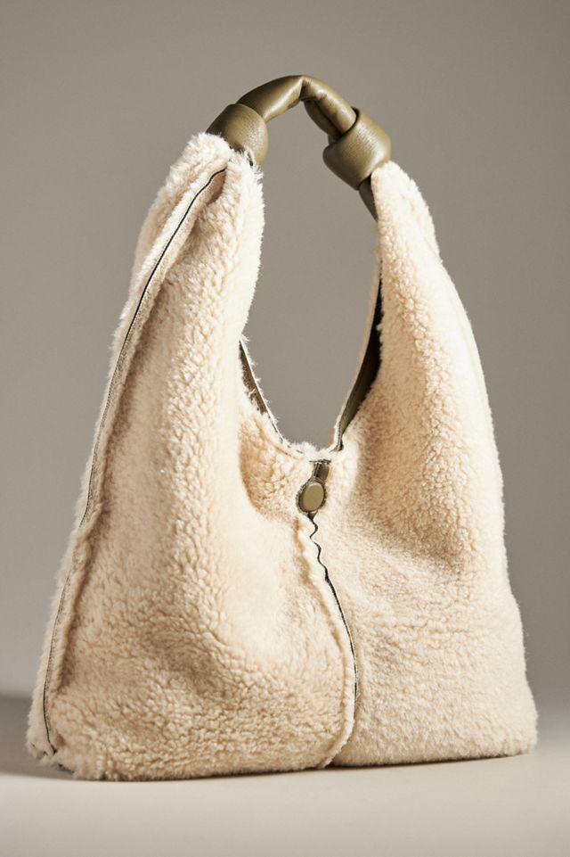 The Love Knot Slouchy Bag: Reversible Faux-Fur Edition #1