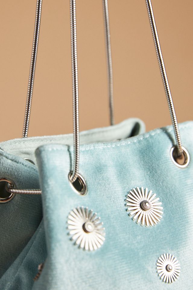 Embellished Velvet Pouch Bag #3