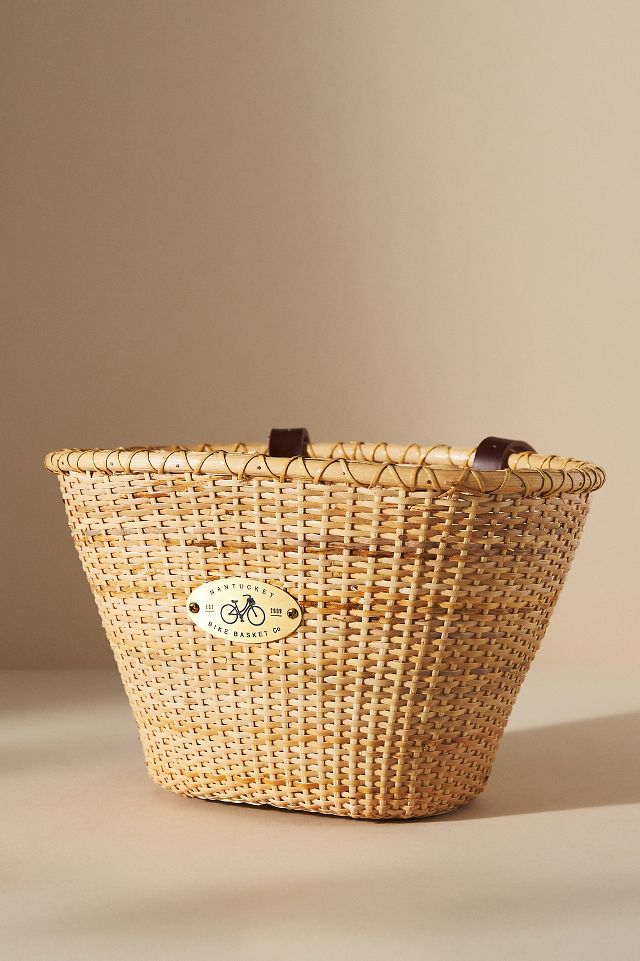 Nantucket Bike Basket Co. Lightship Oval Basket AnthroLiving