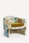 Simone Floral Effie Tripod Dining Chair