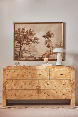 Tamara Floating Burl Shelf