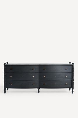 Spindle Six-Drawer Dresser