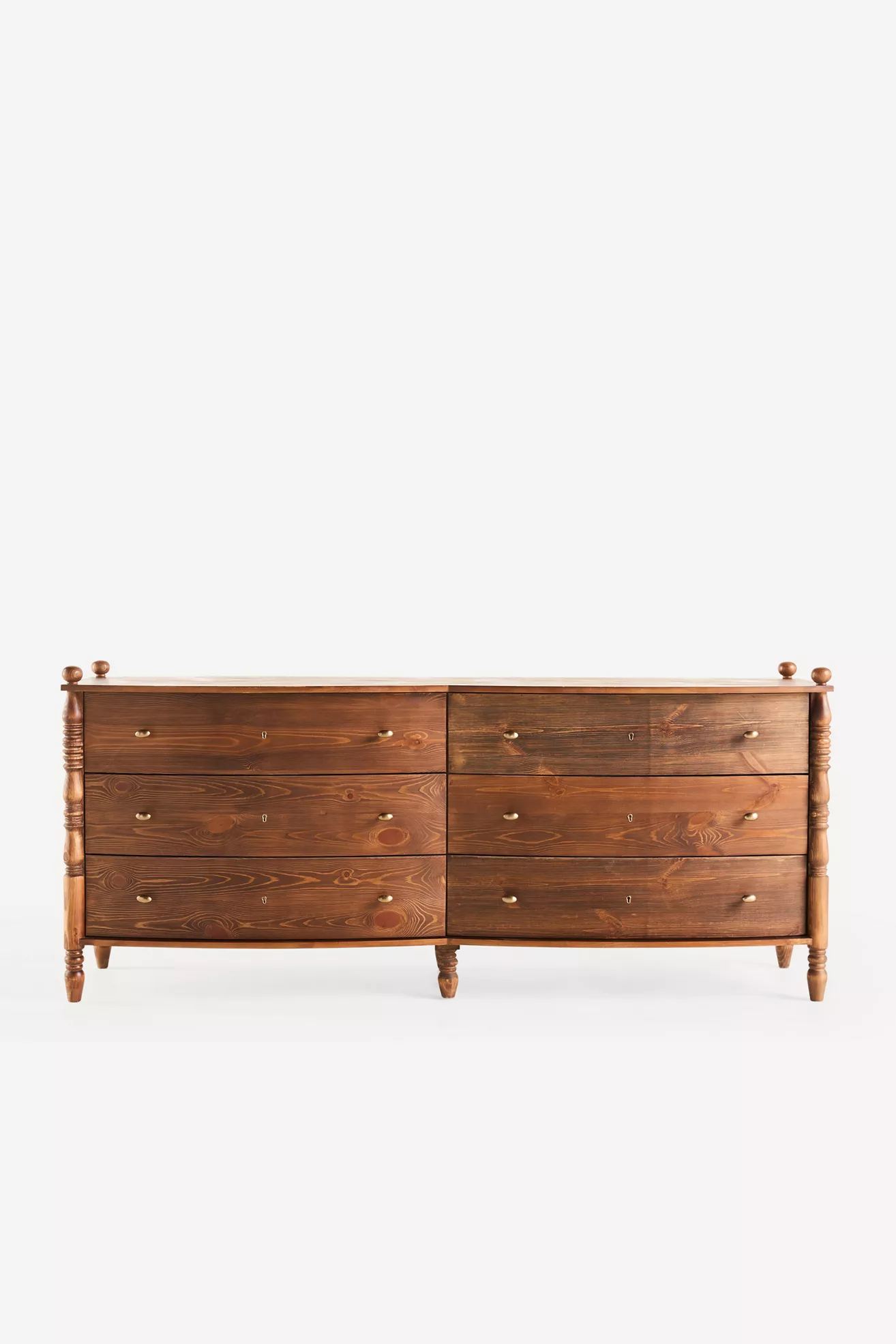 Spindle Six-Drawer Dresser - thumbnail 2