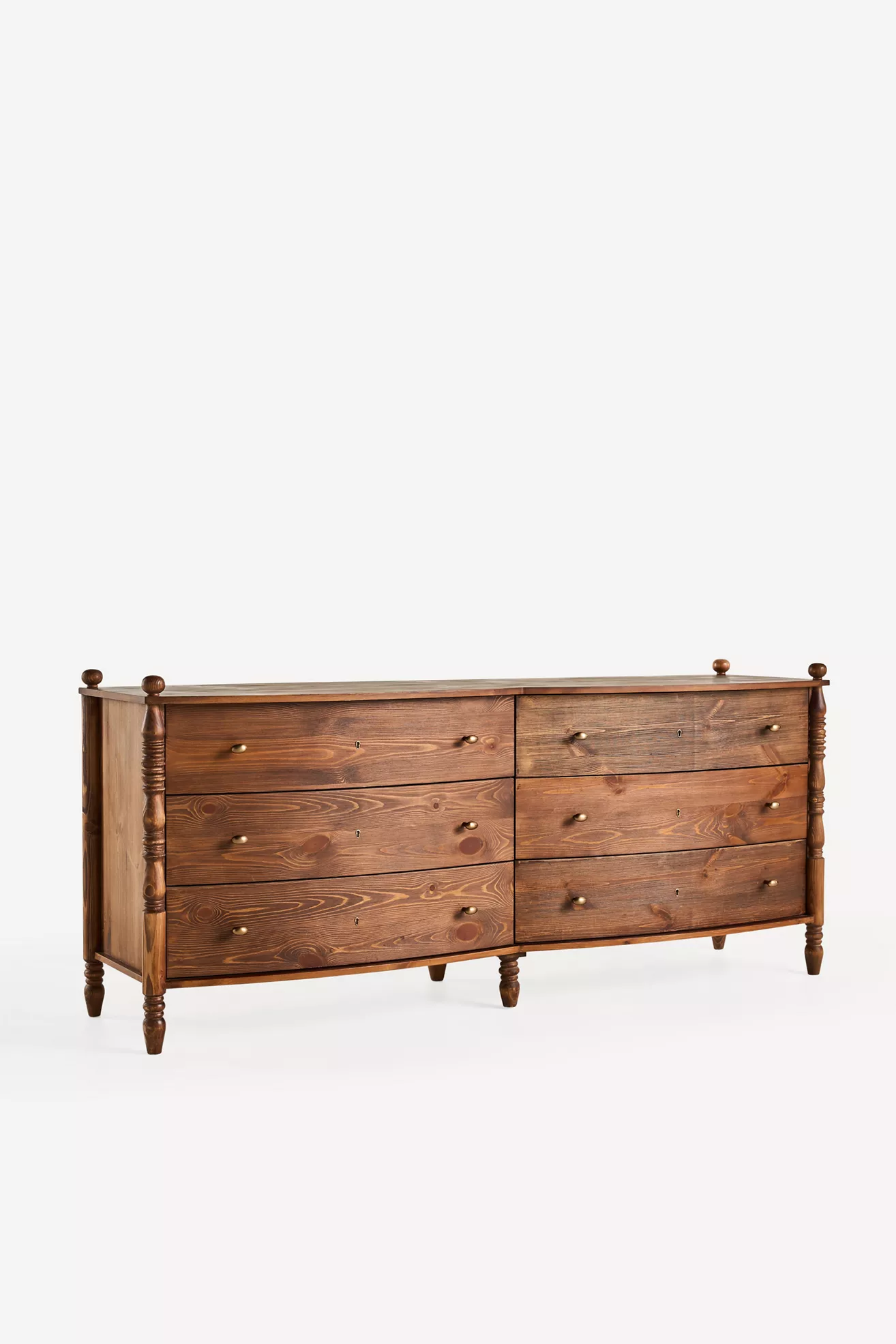 Spindle Six-Drawer Dresser - thumbnail 3
