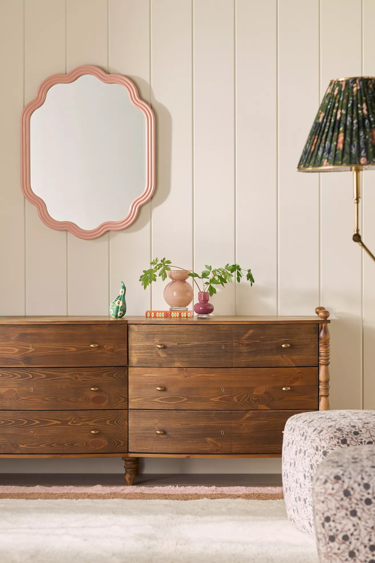 Spindle Six-Drawer Dresser